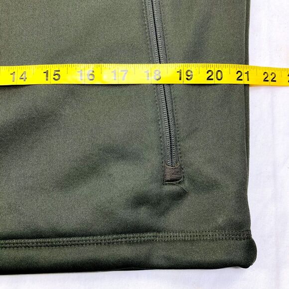 Ducks Unlimited Logo Vest Sleeveless Fleece Lined Green L Mens Zip Pockets Cabin - Picture 8 of 13